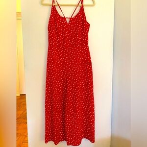 Red Polka Dot Jumpsuit